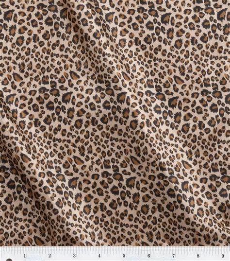 Fashion Lining Fabric 57 Leopard JOANN Leopard Print Fabric