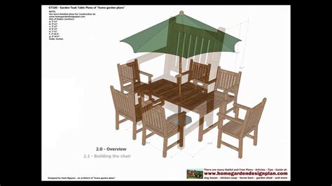 Building a table for your garden is a great opportunity to learn new woodworking techniques and to create an unique design. GT100 - Garden Teak Table Woodworking Plans - Outdoor ...