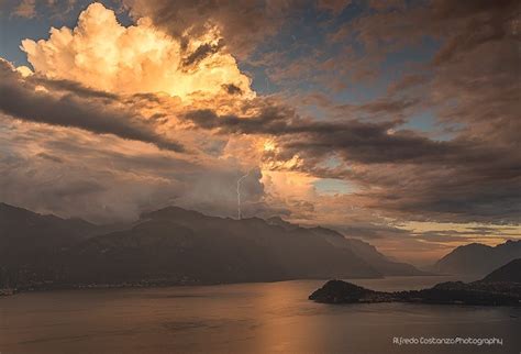 Lake Como Todays Sunset By Alfredo Costanzo On 500px Sunset Lake Como Landscape