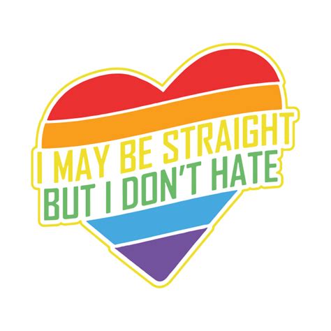 Straight Gay Ally Heart Lgbtq Ally T Shirt Teepublic