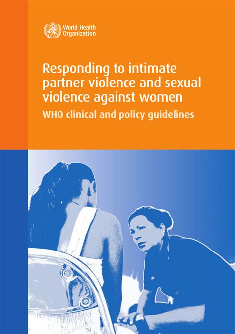 Pdf Responding To Intimate Partner Violence And Sexual Violence Against Women Who Clinical And
