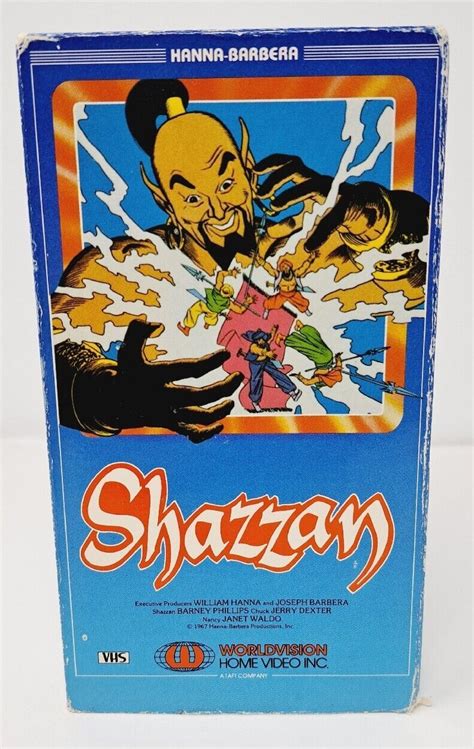 Shazzan Vhs Hanna Barbera World Vision Home Video Vtg 1984 Cartoon
