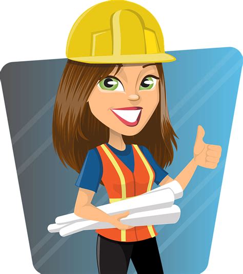 Girl Clipart Construction Worker Girl Construction Worker Transparent