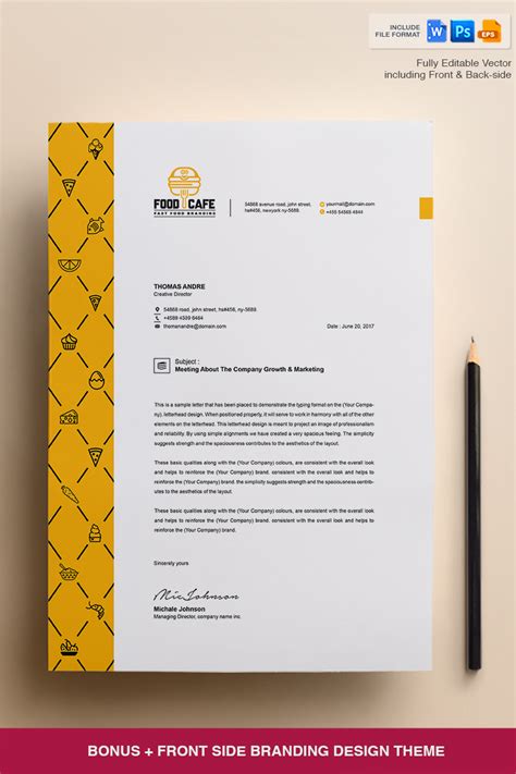 A logo is the best way to get started with creating your brand, and it can be a quick and simple process. Creative Letterhead Template - Corporate Identity Template #67652