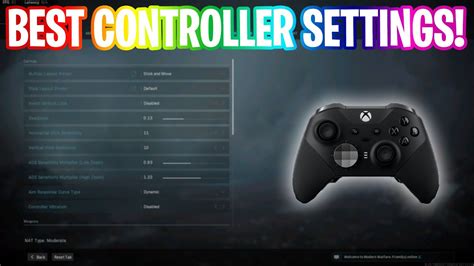 Best Modern Warfare Controller Settings Xbox Elite Controller V2 Best
