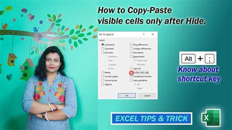 How To Copy Paste Visible Cells Only After Hide In Excel MS Excel