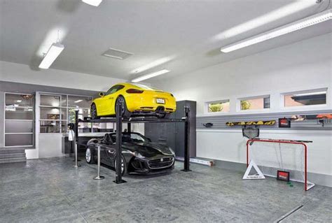 Show Off Your Ride In These Awesome Garage Man Caves 32 Photos