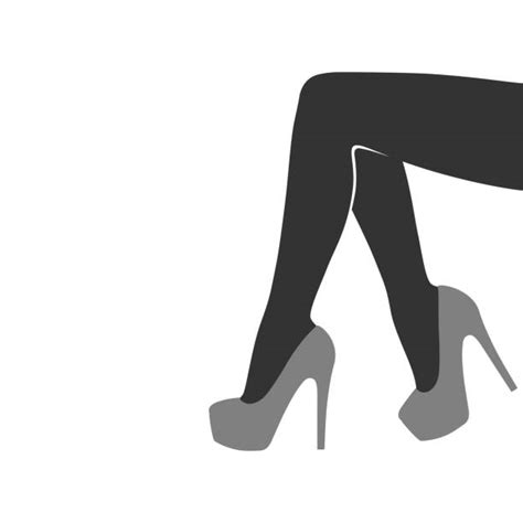 30 black stockings high heels drawings stock illustrations royalty free vector graphics and clip