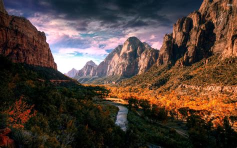 Zion National Park Desktop Wallpaper Wallpapersafari