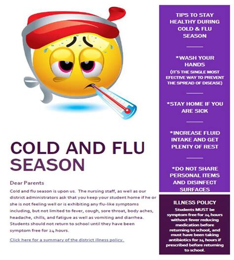 Cold And Flu Season Reminders Fair Grove Elementary School