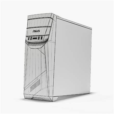Asus Rog G11cb System Unit Desktop Computer 3d Model Cgtrader