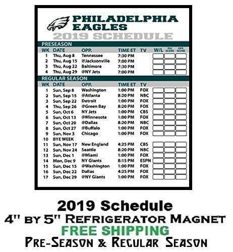 Eagles Schedule 2022