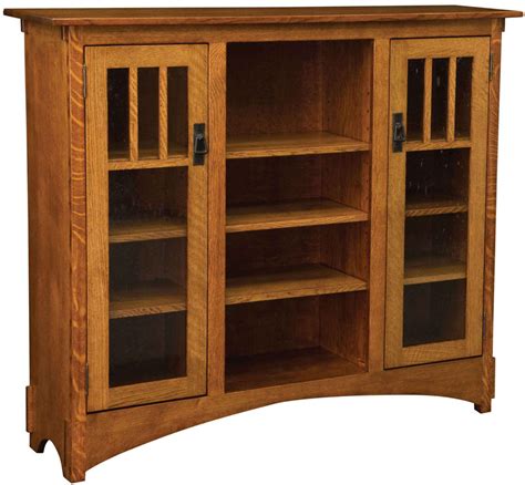 At the mission motif, we offer a large variety of hardwood bookcases and credenzas from mission style to traditional. Weaver's Debuts New Mission Bookcase - Amish Furniture