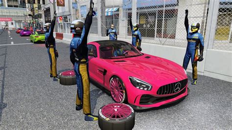 Mercedes Amg Gt R Pit Stop Assetto Corsa Youtube