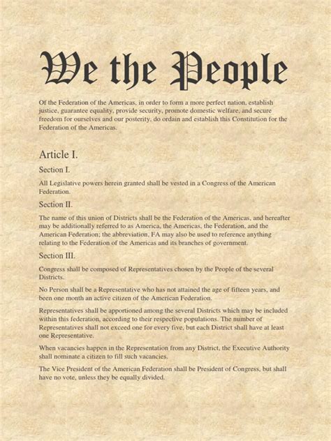 Constitution Of The United States 1787 Big 23 X 29 The Original