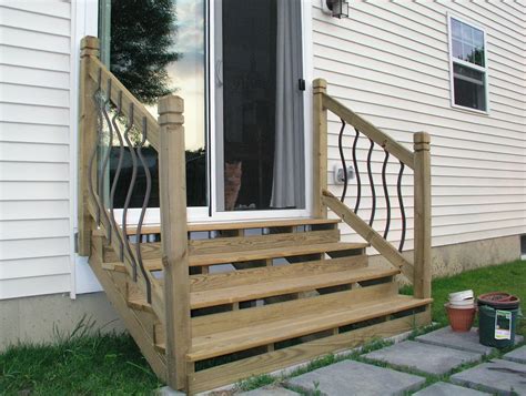 It makes reaching the things in. Build Stairs Off Deck | Patio stairs, Patio steps, Deck stairs