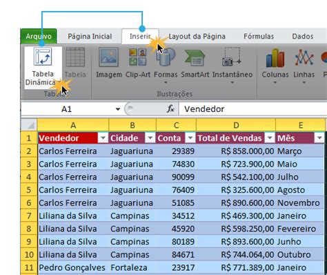 Microsoft Excel O Que E Como Criar Uma Tabela Din Mica The Best Porn Website