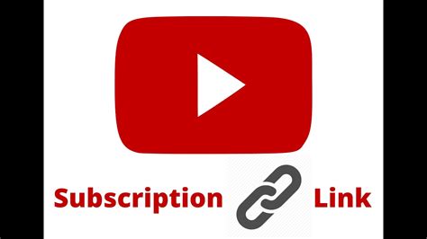 How To Create A Youtube Subscription Link Youtube
