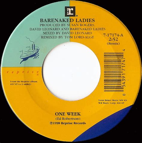 Barenaked Ladies One Week 1998 Vinyl Discogs