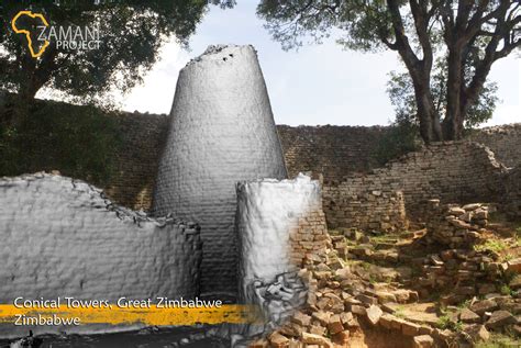 Great Zimbabwe Illustration World History Encyclopedia