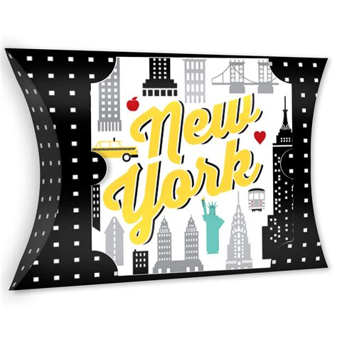 Big Dot Of Happiness Nyc Cityscape Favor T Boxes New York City