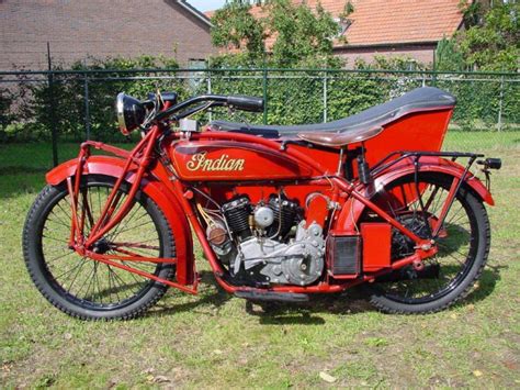 Indian 1926 Scout Combination 600 Cc 2 Cyl Sv Yesterdays
