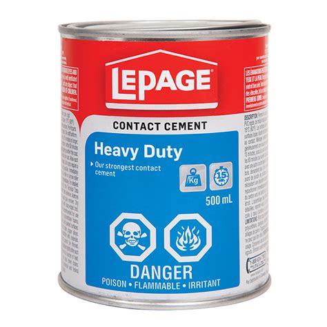 LePage Heavy Duty Contact Cement - 500 mL 1504725 | Réno-Dépôt