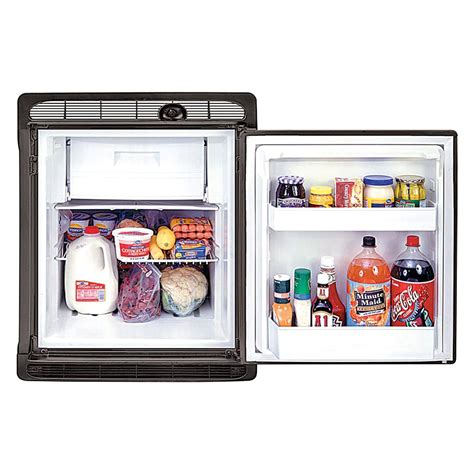 Norcold DE R Cu Ft Black RV Refrigerator With Freezer