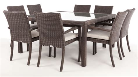 Table a diner patio carrée pour 8 personnes - Nos meubles exterieur et jardin sont disponibles a ...
