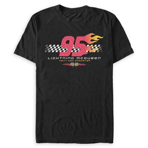 Lightning Mcqueen 95 T Shirt For Adults Cars Shopdisney In 2021