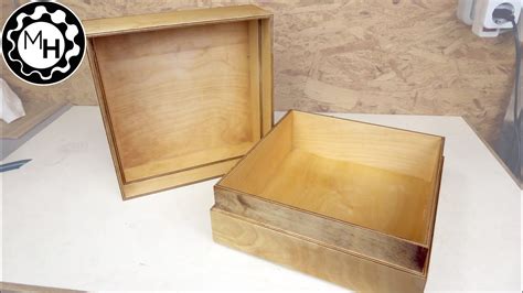 How To Make A Simple Wooden Box Youtube