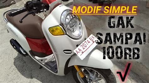 Scoopy New Modif Simple Modal100rb Youtube