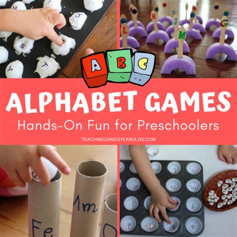 18 Super Fun Preschool Alphabet Games