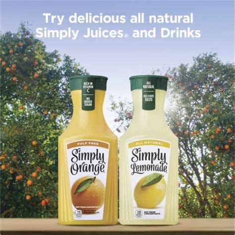 Simply High Pulp All Natural Orange Juice 52 Fl Oz Kroger