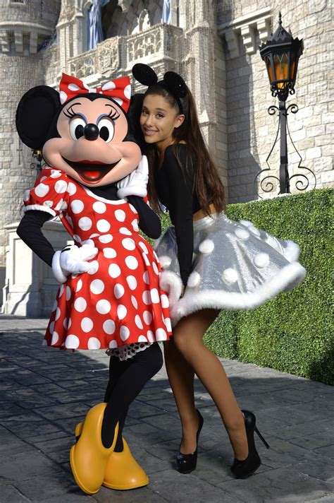 Ariana Grande At Christmas Day Parade At Walt Disney World On Orlando