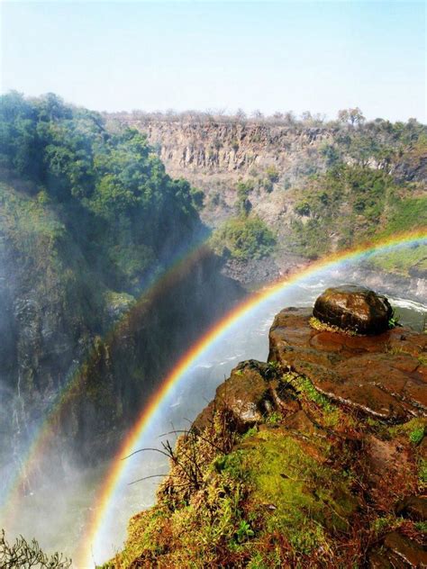 Rainbow Victoria Falls Zambia Zimbabwe Border Oasis Overland 2012