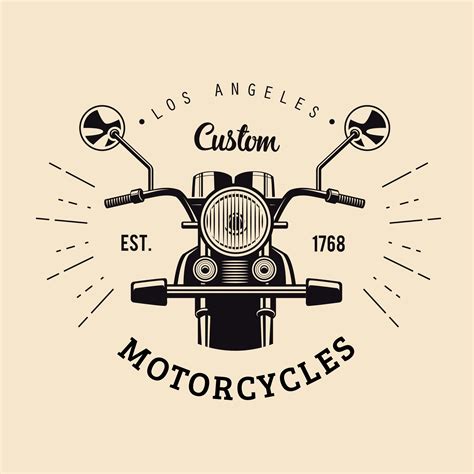 Vintage Motorcycles Emblem 179662 Vector Art At Vecteezy