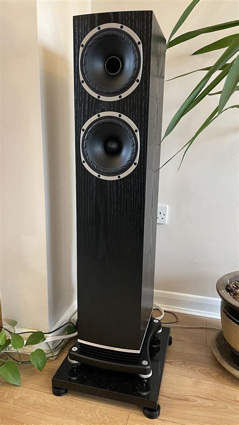 Fyne Audio F501 Floor Standing Speakers Black Oak All Original