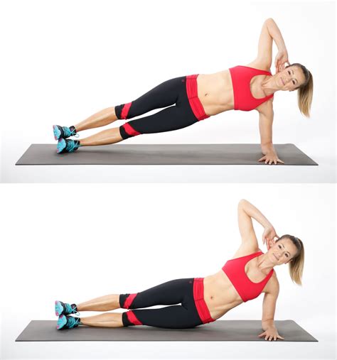 Side Plank With Hip Dip Left Side 5 Minute Ab Strengthening Workout
