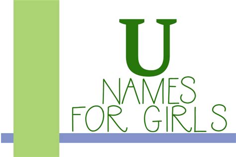 Click on any of the links below for biographical information on actors, actresses, singers, song writers, political figures and more! Baby Girl Names that Begin With "U"