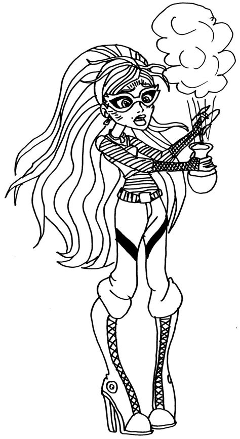 You can use our amazing online tool to color and edit the following monster high characters coloring pages. Ghoulia Yelps Monster High Coloring Page | Coloring pages ...
