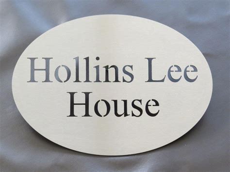 Hollins Lee House Quality Stainless Steel Signs By C3 Signs