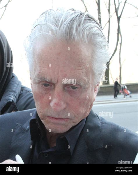 Michael Douglas Looking Ill Leaving His Home In New York City For A