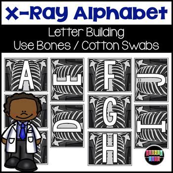 Traceable alphabet letters also included, plus. X-Ray Alphabet | Alphabet cards, Alphabet, Alphabet activities