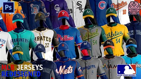 The expert reference for mlb jerseys. MLB Jerseys Redesigned by Qehzy - YouTube