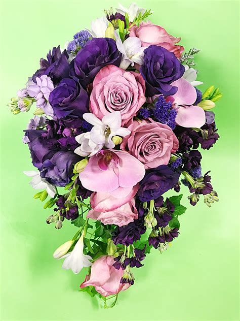 Perfectly Purple Bouquet Loveland Wedding Florist Earles Flowers