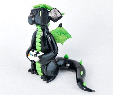 Xbox Gamer Dragon With An Xbox One Controller Xbox 360 Video Etsy Uk