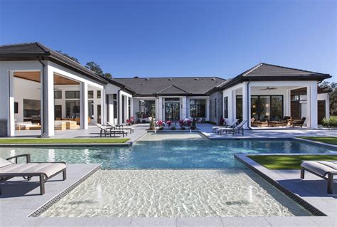 Modern pool with room on your back patio to host gatherings makes for