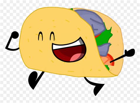 Taco Pose Bfdi Clip Art Walking Tacos Hd Png Download Vhv