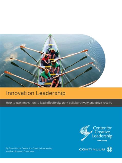 Leadership and innovation | Leadership | Leadership ...